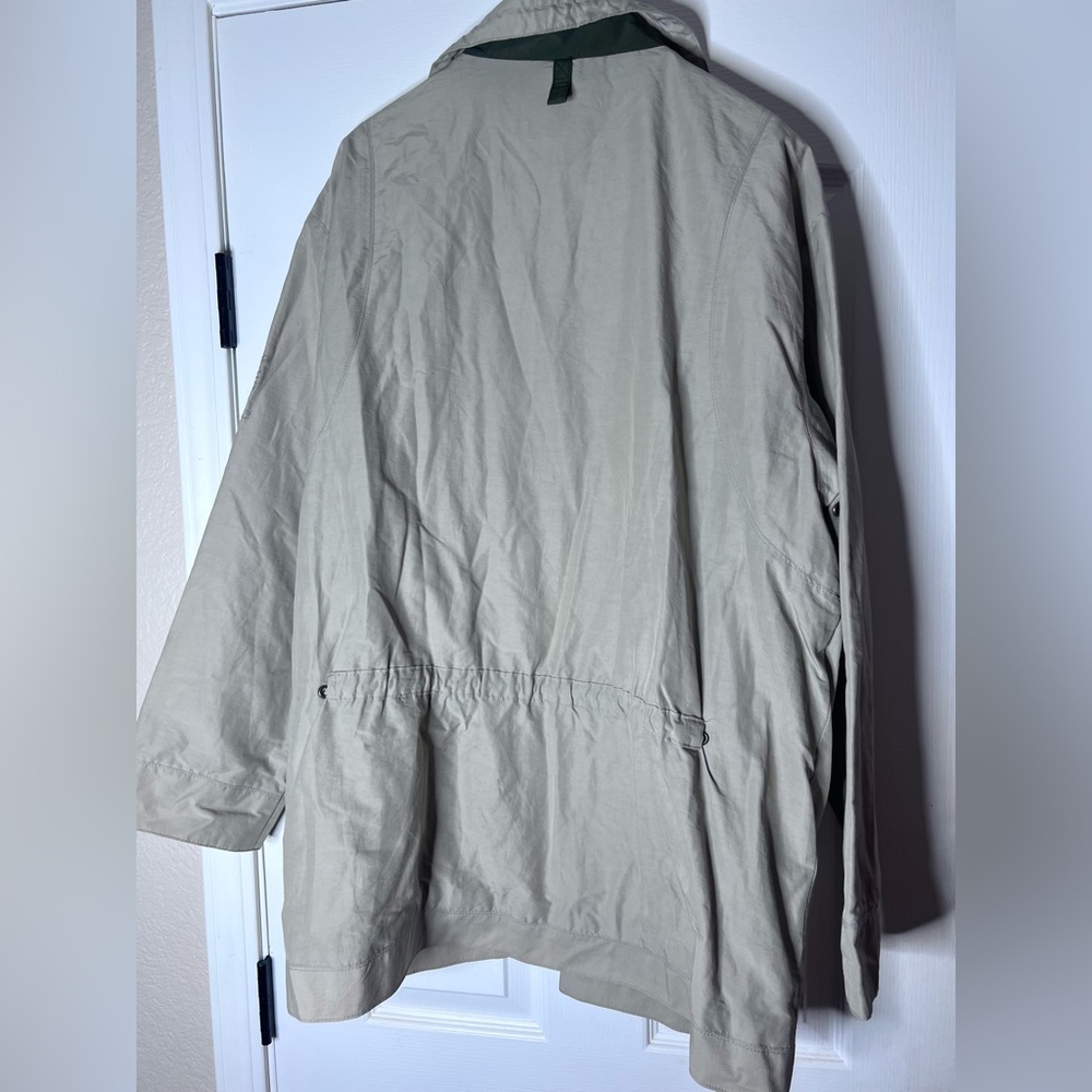 Eddie Bauer Setting The Course Compass Tan Zip Up Jacket - Men’s large - Picture 5 of 6